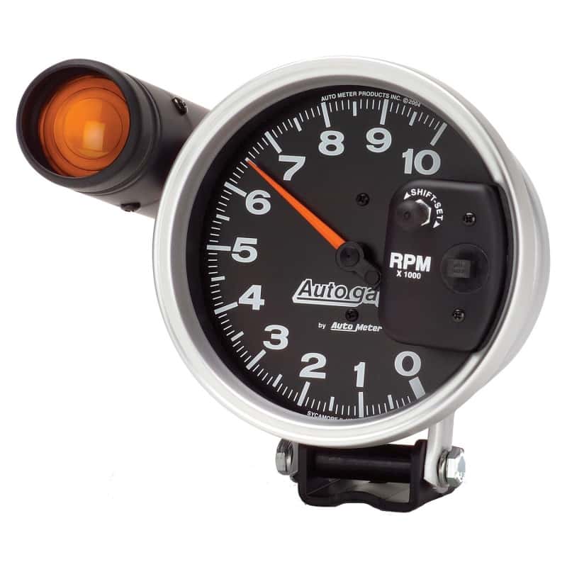 AutoMeter — Autometer 5 inch 10,000 RPM Monster Shift Lite Pedestal Tachometer
5" TACH 10KRPM SL AG - view 5