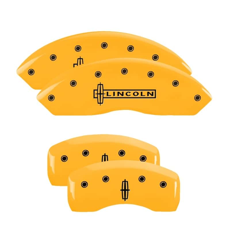 MGP — MGP 4 Caliper Covers Engraved Front Lincoln Rear Star Logo Yellow Finish Black Char 2008 Lincoln MKX
Caliper Covers - view 1