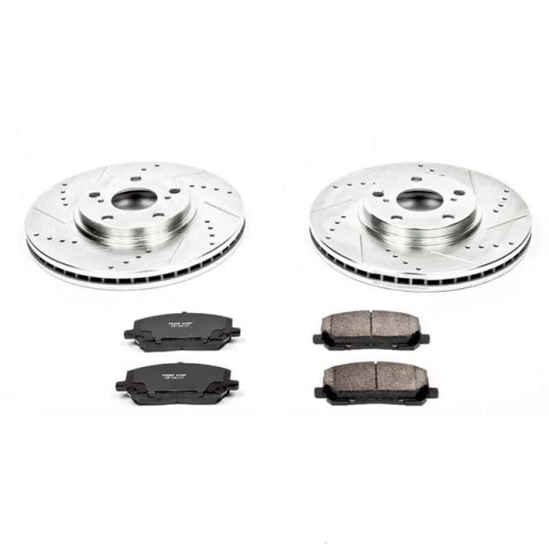 PowerStop — Power Stop 01-07 Toyota Highlander Front Z23 Evolution Sport Brake Kit - view 1
