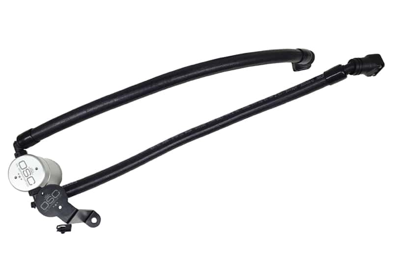 J&L — J&L 2020-2025 Ford Explorer 3.0L EcoBoost Oil Separator 3.0 Passenger Side - Clear Anodized
Oil Separator - view 1