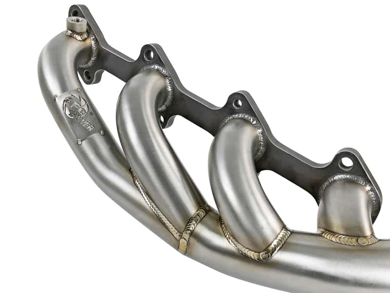 aFe — aFe Twisted Steel 1.75-2in 304 SS Headers 03-07 Ford Diesel Trucks V8-6.0L (td)
Shorty Headers - view 4