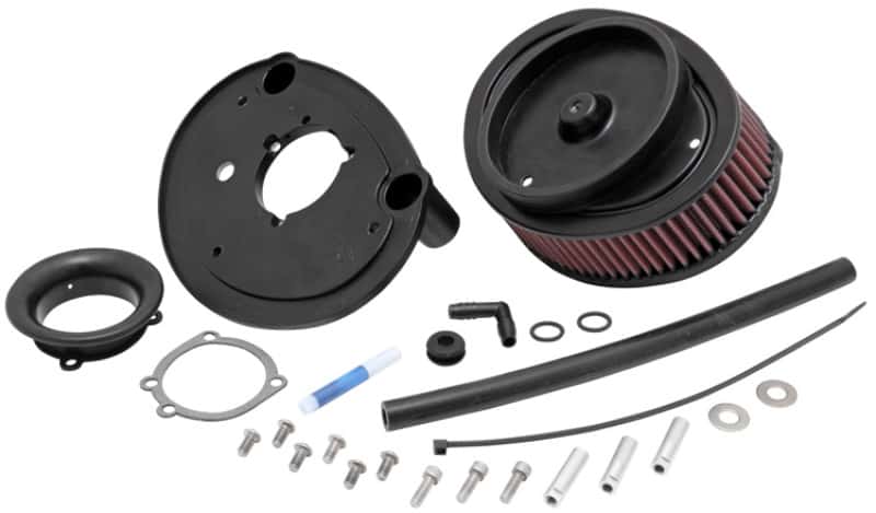 K&N Engineering — K&N Oval Red 9in Intake System for Harley-Davidson
Air Intake System - view 2