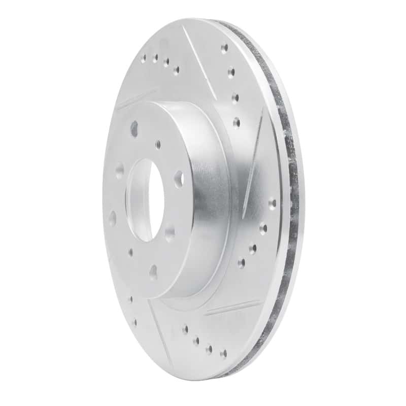 R1 Concepts — R1 87-90 Acura Legend Front Right Drilled & Slotted Silver Brake Rotor
R1 Brake Rotor Drill - view 2