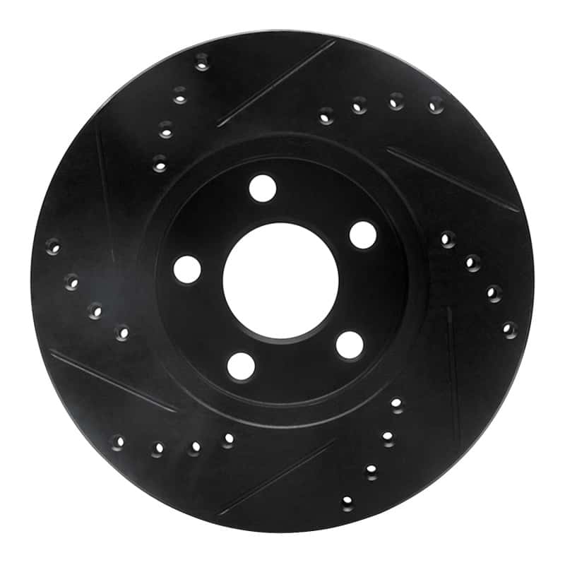 R1 Concepts — R1 00-05 Chrysler Neon Front Right Drilled & Slotted Black Brake Rotor
R1 Brake Rotor Drill - view 5