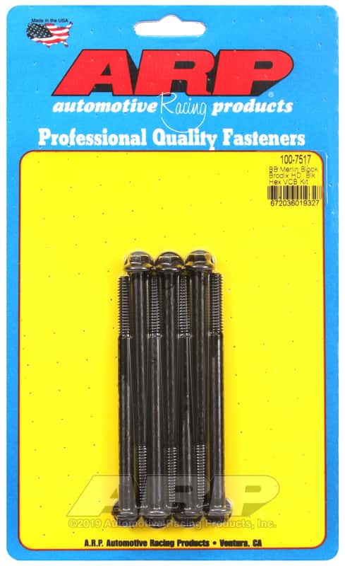 ARP — ARP Merlin block, Brodix head BB hex valve cover bolt kit - view 1