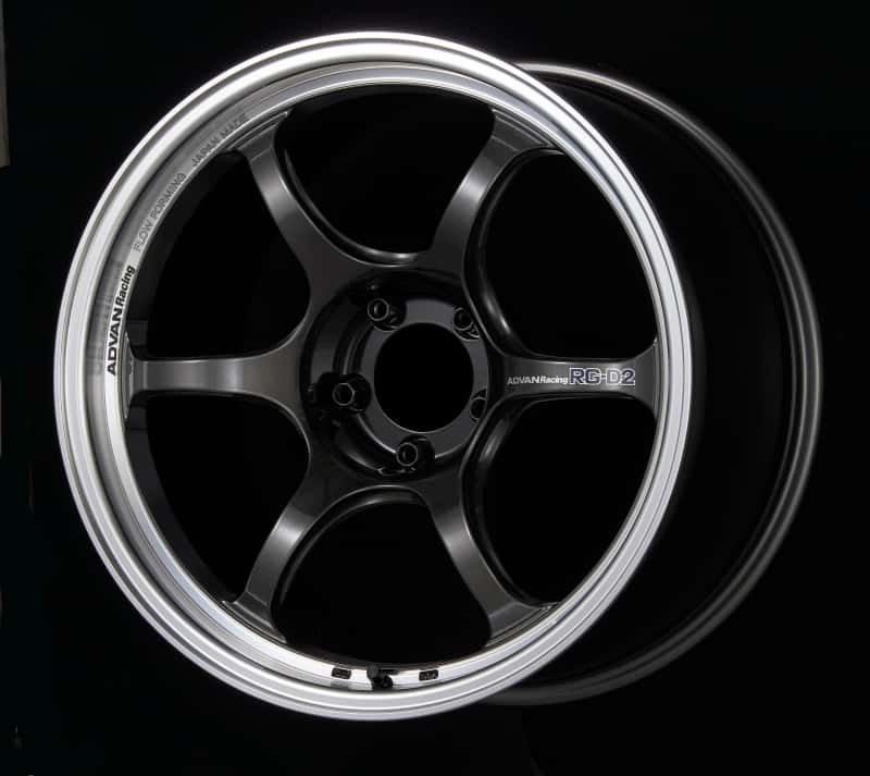 Advan — Advan RG-D2 18x9.5 +45 5x114.3 Machining and Black Gunmetallic Wheel - view 2