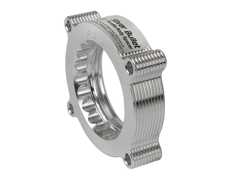 aFe — aFe Silver Bullet Throttle Body Spacers TBS Ford F-150 Raptor 10-12 V8-6.2L
Throttle Body Spacer
TBdySpacer - view 4