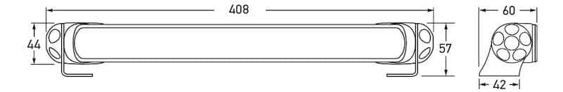 Hella — Hella LED Lamp Light Bar 9-34V 350/16in NARRW MV - view 22