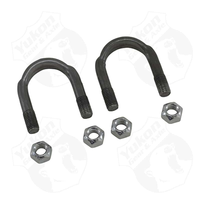 Yukon Gear & Axle — Yukon Gear 1310 and 1330 U/Bolt Kit (2 U-Bolts and 4 Nuts) For 9in Ford
Strap & U-Bolt Kit 
Strap/U-Bolt Kit - view 2