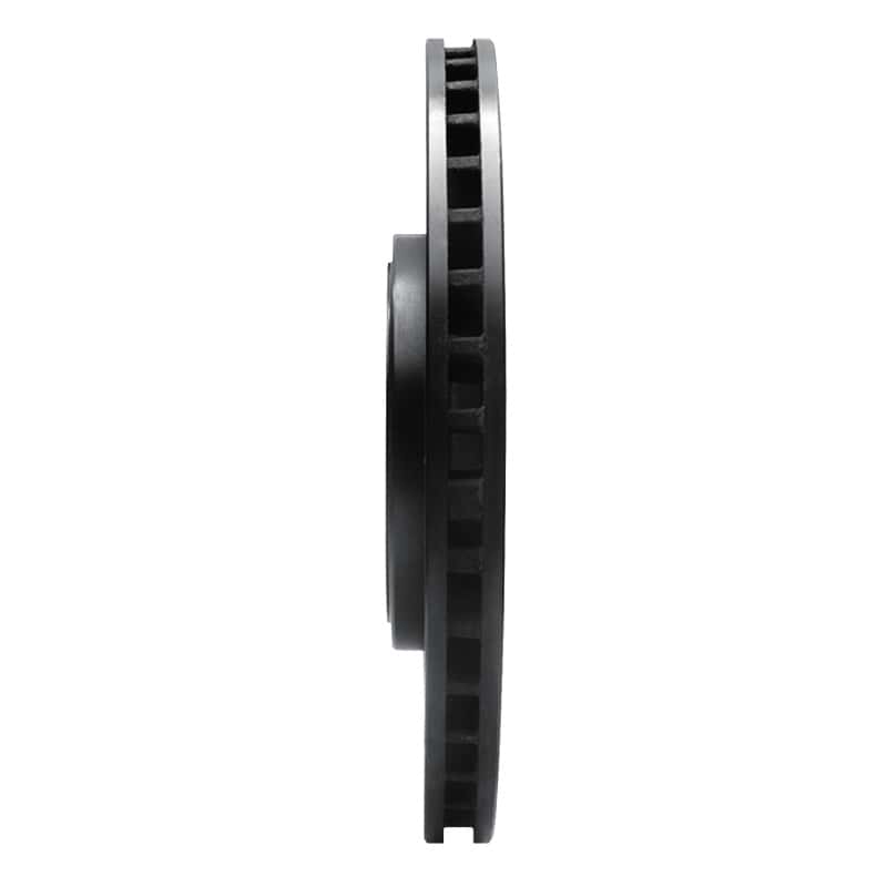 R1 Concepts — R1 08-14 Chrysler 200 Front Left Drilled & Slotted Black Brake Rotor
R1 Brake Rotor Drill - view 3