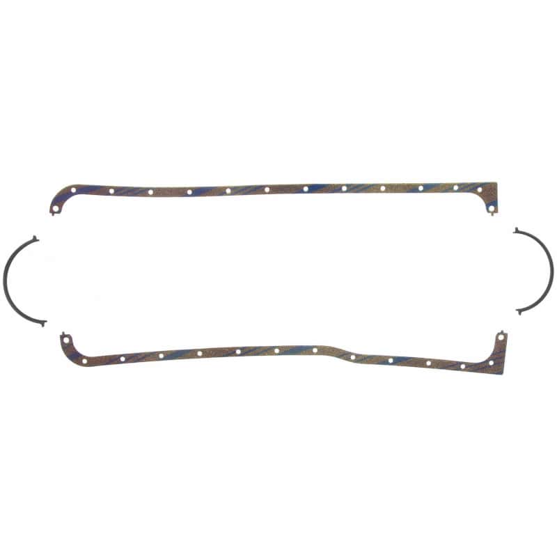 Fel-Pro — Fel-Pro Ford Maverick OS 30217 C Engine Oil Pan Gasket Set Blue Stripe cork-rubber - view 1