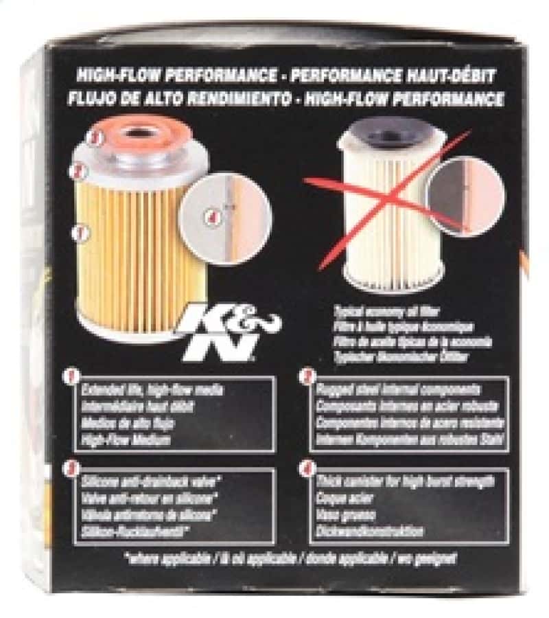 K&N Engineering — K&N 03-07 Mitsubishi Lancer Wrench-Off Oil Filer - view 12