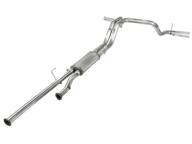 aFe — aFe MACHForce XP 2-1/2in to 3in 409 SS Cat-Back Exhaust w/ Polished Tips 10-17 Toyota Tundra V8 5.7L
Cat-Back Exhaust - view 3