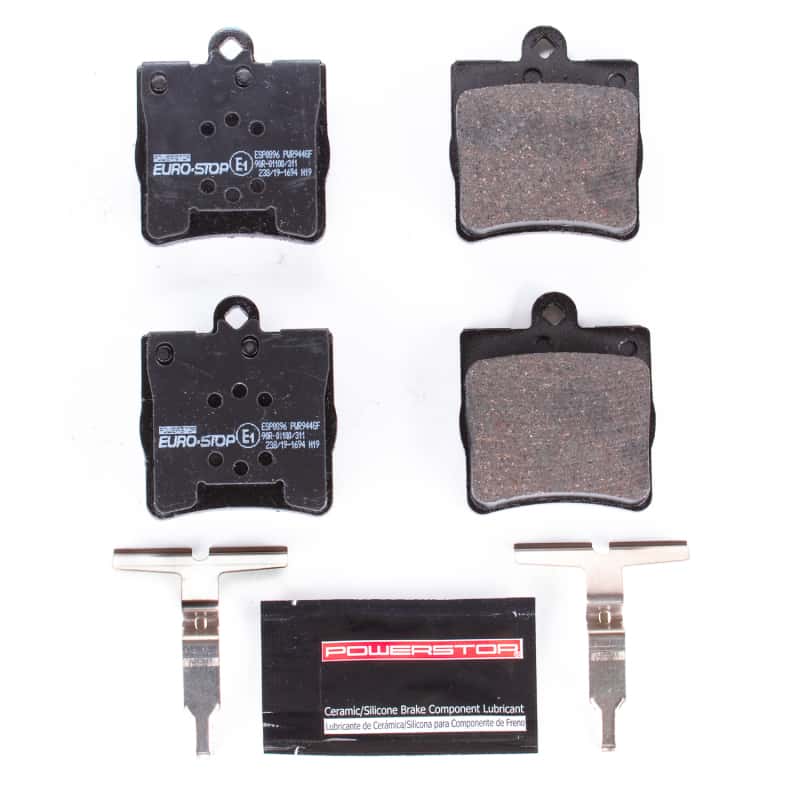 PowerStop — Power Stop 01-04 Mercedes-Benz SLK320 Euro-Stop ECE-R90 Rear Brake Pads
EuroStop Brake Pad - view 1