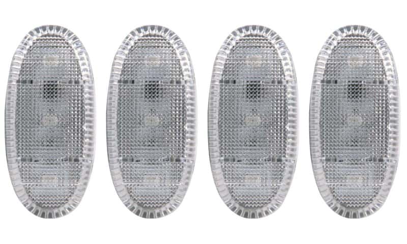 ANZO — ANZO 2011-2016 Ford F-350 LED Fender Light Kit Clear 2pc Amber / 2pc Red
SideMrkrLghtAssy - view 1
