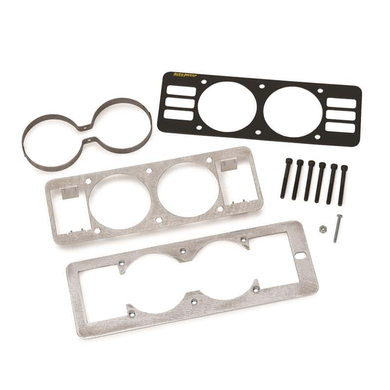 AutoMeter — Autometer 87-93 Ford Mustang Black Dual Gauge Cage w/ Vents
2-5/8" DUAL GAUGE CA - view 1