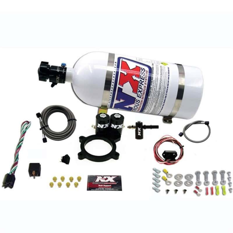 Nitrous Express — Nitrous Express 2014+ GM 5.3L Truck Nitrous Plate Kit (50-250HP) w/10lb Bottle
Injection System Kit
N2OSys - view 1