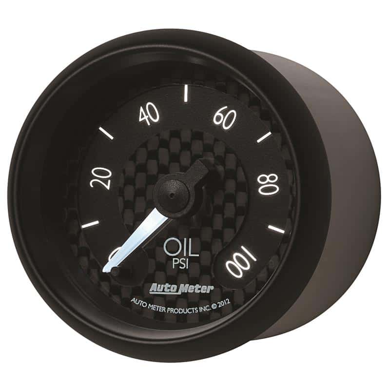 AutoMeter — Autometer GT Series 52mm Full Sweep Electronic 0-100 PSI Oil Pressure Gauge
2-1/16" OIL PRESS, 0 - view 4