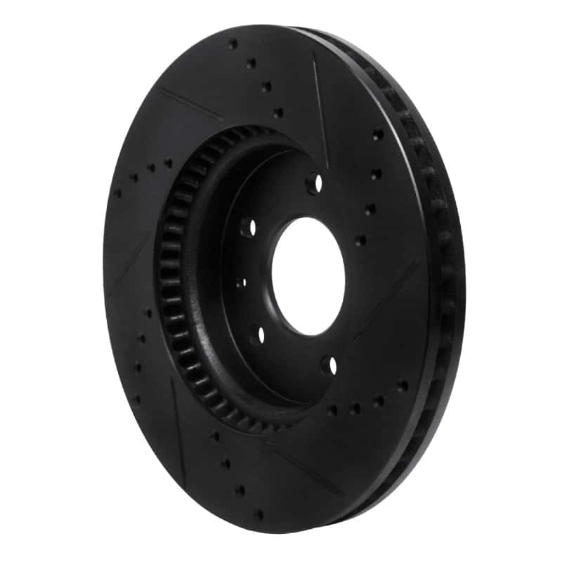 R1 Concepts — R1 07-15 Chevrolet Captiva Front Left Drilled & Slotted Black Brake Rotor
R1 Brake Rotor Drill - view 4