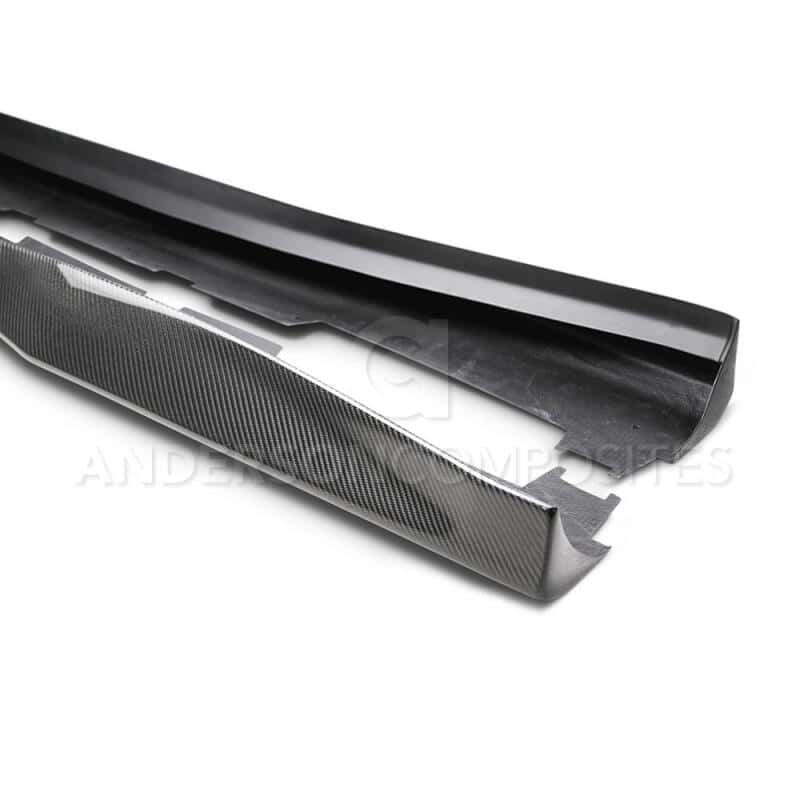 Anderson Composites — Anderson Composites 2016+ Chevy Camaro Type-AZ Fiber Rockers - view 4