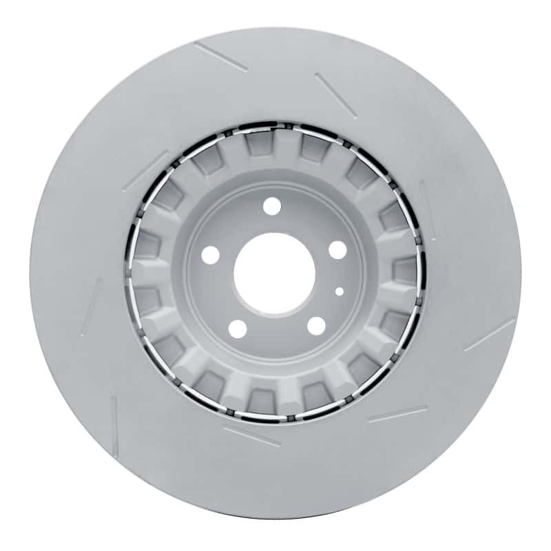 DFC — DFC 17-18 Porsche Macan Left Front Slotted Hi-Carbon Alloy Geomet Coated Rotor - view 5