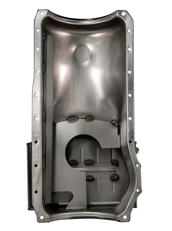 Moroso — Moroso Ford 351C/351M (w/Front Sump) Kicked Out Wet Sump 7qt 8in Steel Oil Pan - view 3