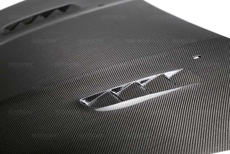 Seibon — Seibon 2015-2016 Ford Focus RS Carbon Fiber Hood - view 3