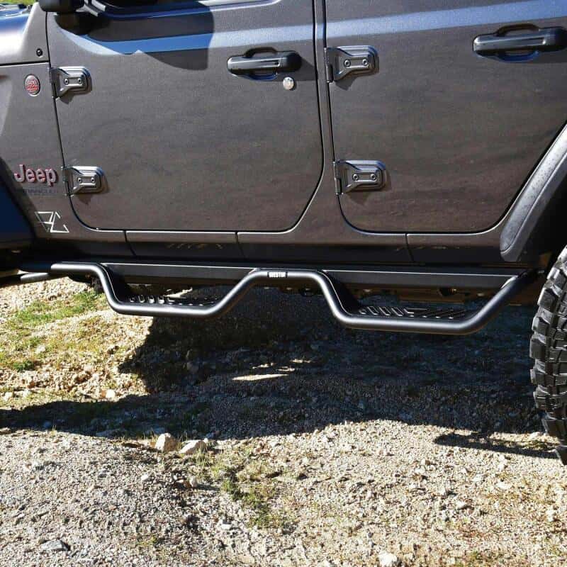 Westin — Westin 18-22 Jeep Wrangler JL Unlimited Outlaw Nerf Step Bars - Textured Black
Nerf Drop Step Bars - view 9