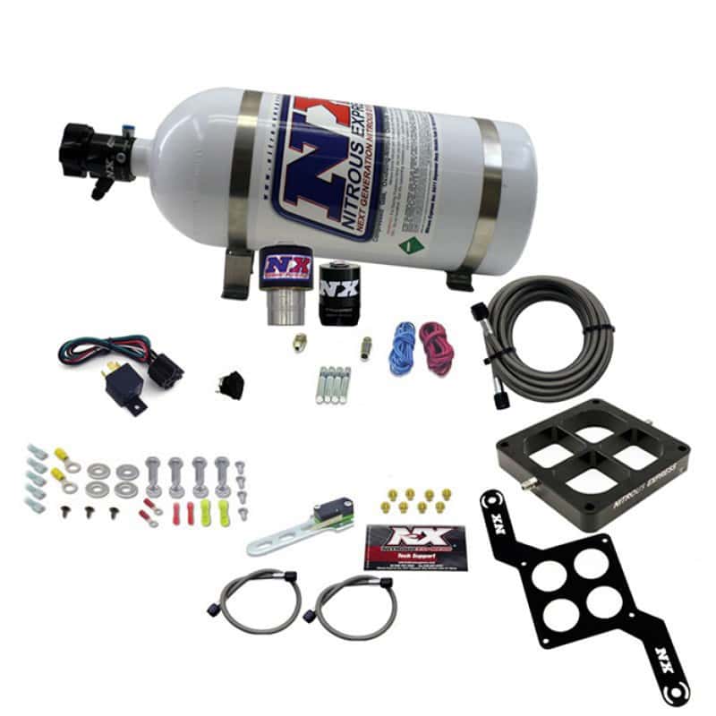 Nitrous Express — Nitrous Express Single Entry Crossbar RNC .178 4500 Flange Nitrous Kit (250-650HP) w/10lb Bottle
Injection System Kit
N2OSys - view 3