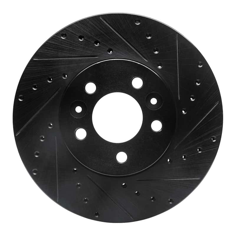 R1 Concepts — R1 98-02 Ford Crown Victoria Front Right Drilled & Slotted Black Brake Rotor
R1 Brake Rotor Drill - view 1