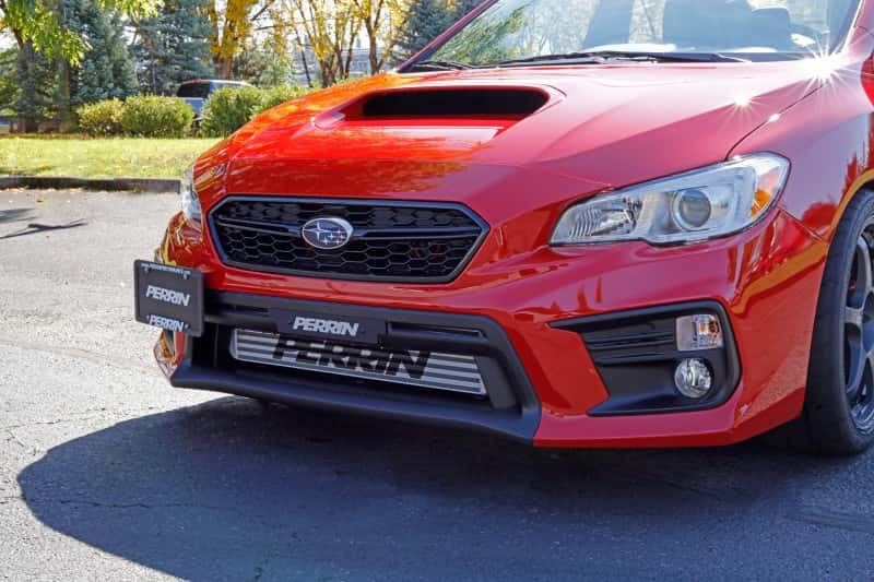 Perrin Performance — PERRIN 18-21 Subaru WRX/STI (w/FMIC ONLY) License Plate Relocation Kit
paPSP-BDY-205F - view 4