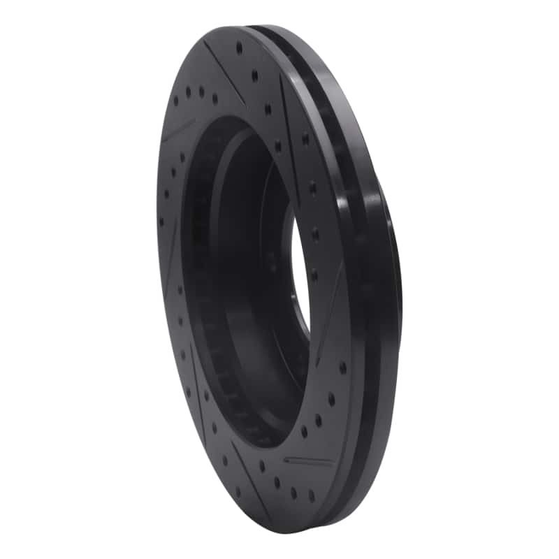 R1 Concepts — R1 01-04 Honda Passport Front Left Drilled & Slotted Black Brake Rotor
R1 Brake Rotor Drill - view 4
