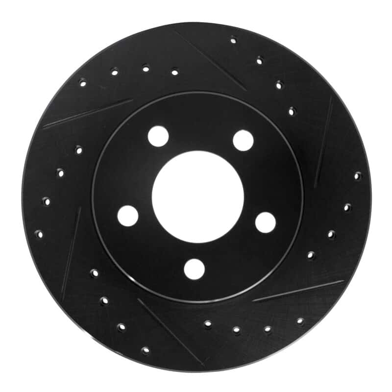 R1 Concepts — R1 95-02 Ford Ranger (USA/Canada) Front Right Drilled & Slotted Black Brake Rotor
R1 Brake Rotor Drill - view 1