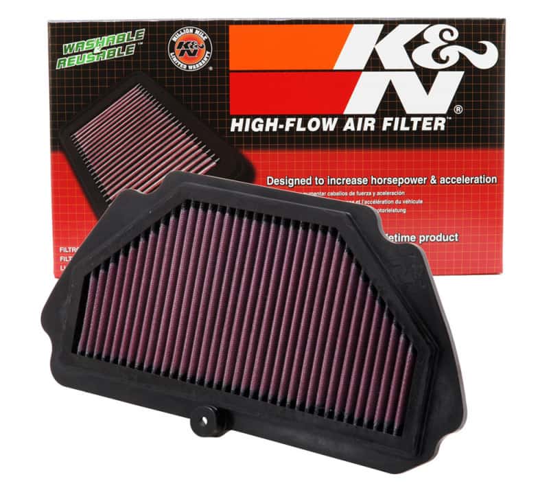 K&N Engineering — K&N Replacement Air Filter 09-12 Kawasaki ZX6R Ninja 600 / 09-10 ZX6R Ninja Monster Energy 600
Air Filter - view 5