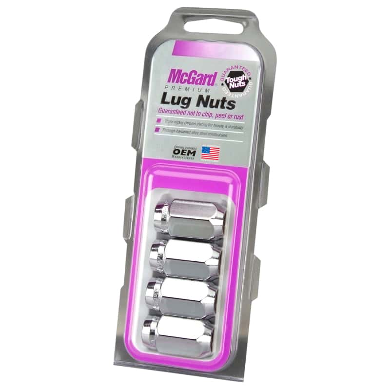 McGard — McGard Hex Lug Nut (Cone Seat) 1/2-20 / 13/16 Hex / 1.5in. Length (4-Pack) - Chrome
WHEEL LUG NUT - view 3