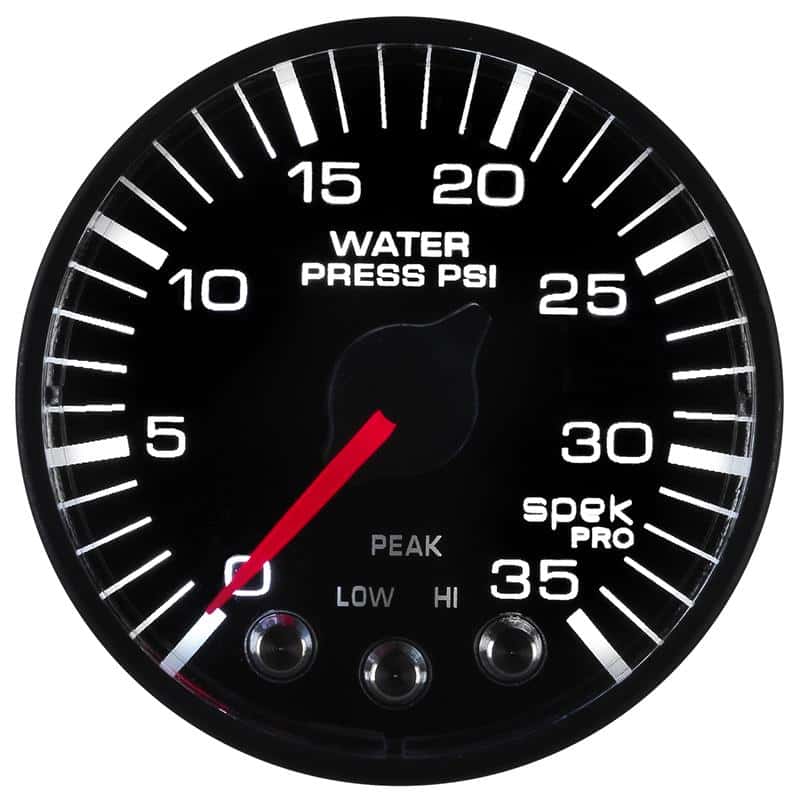AutoMeter — Autometer Spek-Pro 52.4mm 0-35 PSI Digital Stepper Motor Water Pressure Gauge
GA 2" WP 35 BFB SPEK - view 5