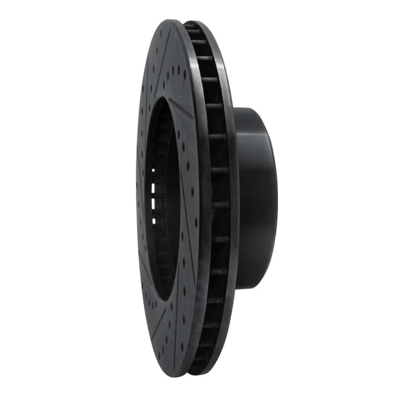 R1 Concepts — R1 91-99 Mercedes-Benz S350 Front Right Drilled & Slotted Black Brake Rotor
R1 Brake Rotor Drill - view 4