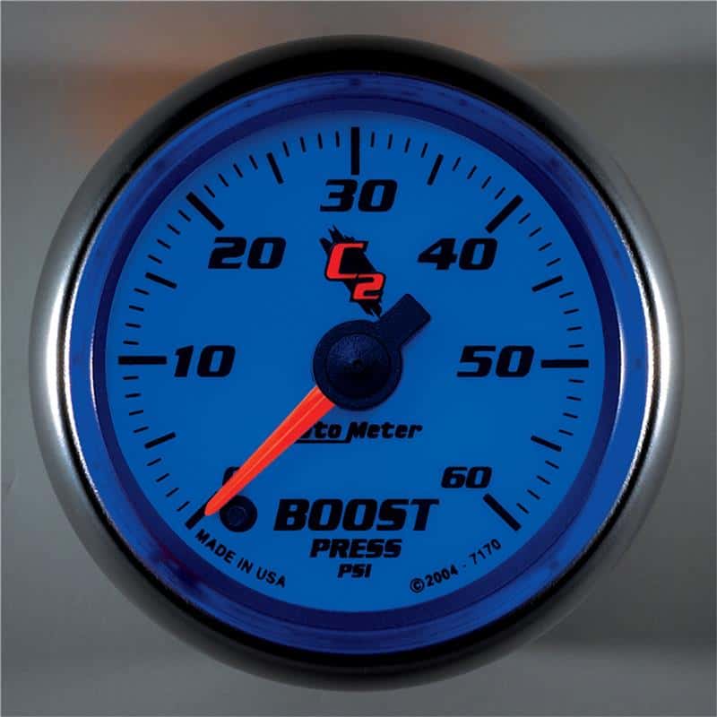 AutoMeter — AutoMeter Gauge Boost 2-1/16in. 60PSI Digital Stepper Motor C2
GA 2" BST 60 STPR C2 - view 3