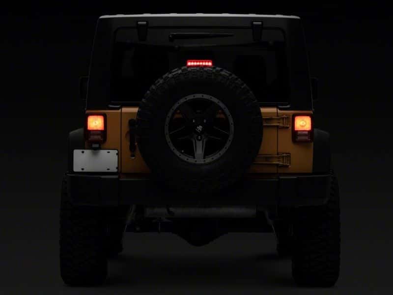 Raxiom — Raxiom07-18 Jeep Wrangler JK Axial Series Hyper Flash LED Third Brake Light- Red
Light - view 4