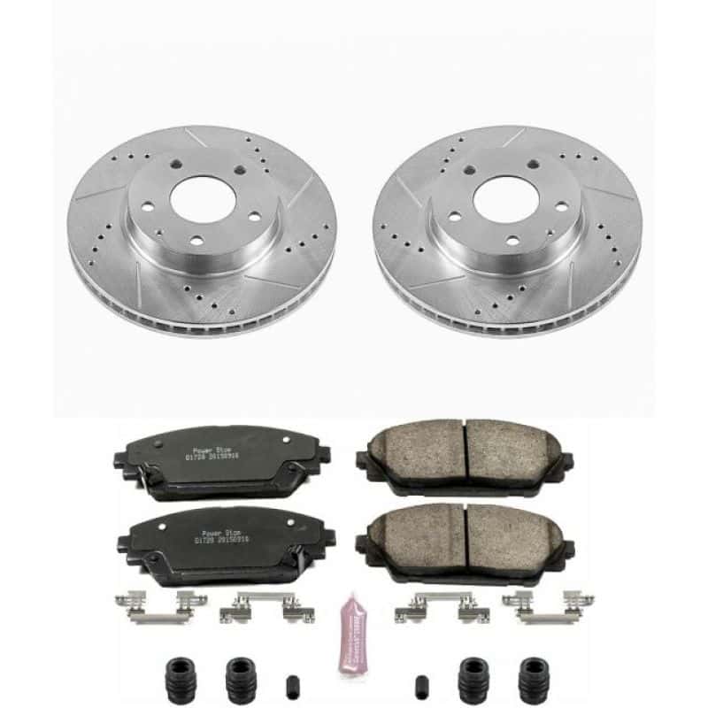 PowerStop — Power Stop 14-16 Mazda 3 Front Z23 Evolution Sport Brake Kit - view 1