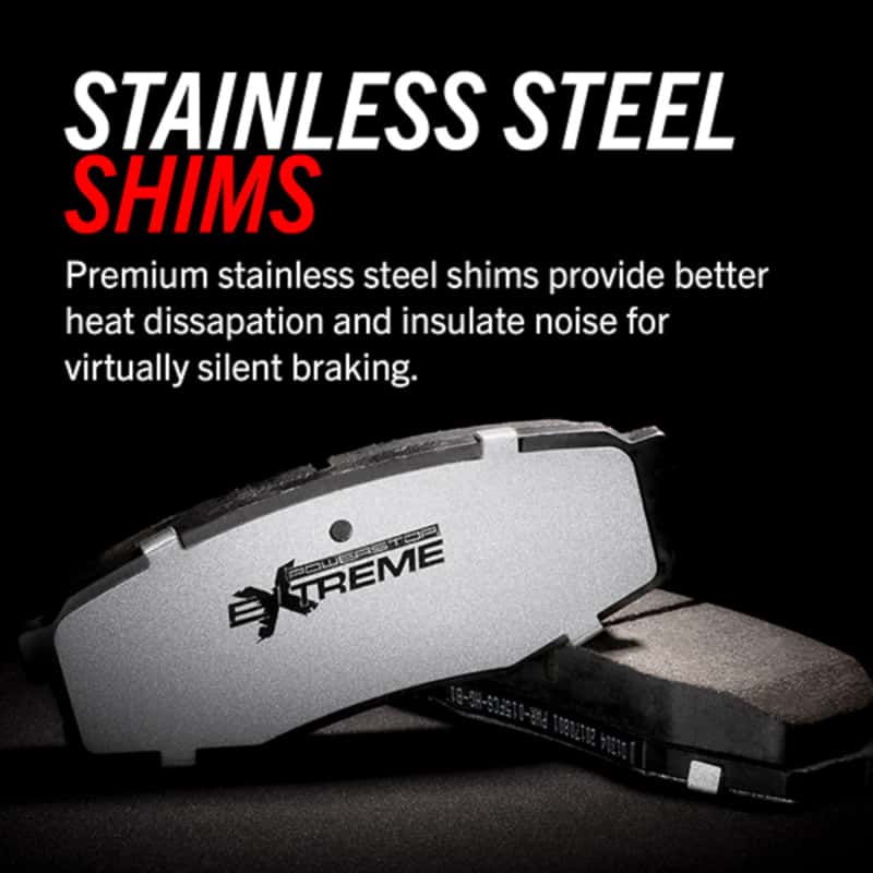 PowerStop — Power Stop 2020 Chevrolet Corvette Front Z26 Extreme Street Brake Pads w/Hardware
Z26 Brake Pads - view 6