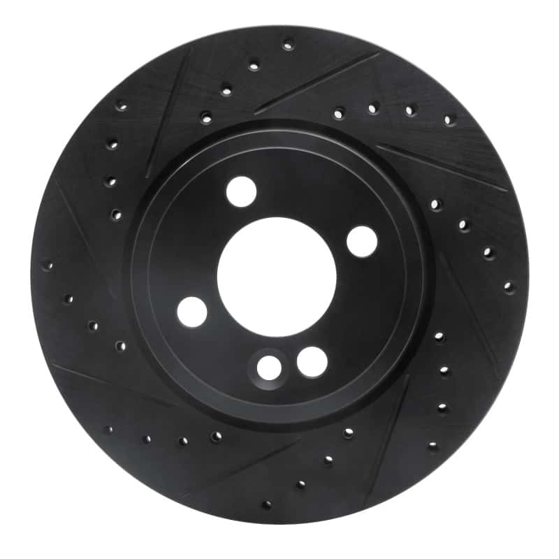 R1 Concepts — R1 07-15 Mini Cooper Clubman Front Left Drilled & Slotted Black Brake Rotor
R1 Brake Rotor Drill - view 1