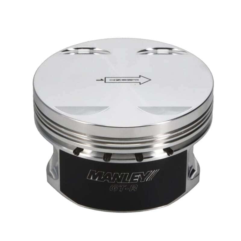Manley Performance — Manley Nissan GT-R 3.8L VR38DETT 94.4mm Stroker 95.5mm Bore Grade 3 -1.5cc Piston w/Ring (Single)
Piston - view 7