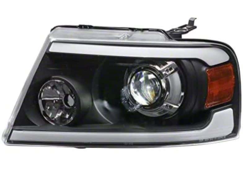 Raxiom — Raxiom 04-08 Ford F-150 Axial Series LED Projector Headlights- Blk Housing (Clear Lens)
Headlights - view 3
