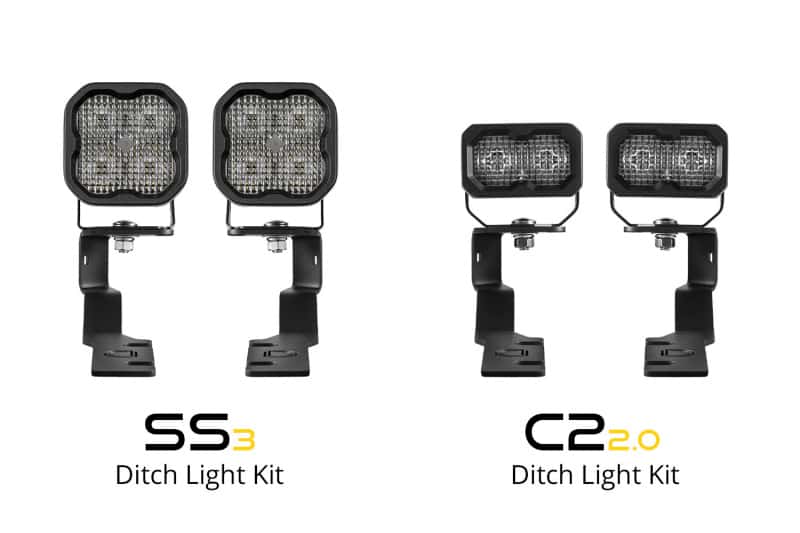 Diode Dynamics — Diode Dynamics 19-25 Toyota RAV4 SS3 LED Ditch Light Kit - Sport White Combo - view 2
