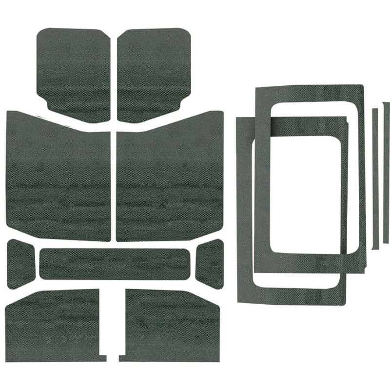 DEI — DEI 18-23 Jeep Wrangler JL 4-Door Boom Mat Complete Headliner Kit - 13 Piece - Gray
Sound Dampening Kit - view 2