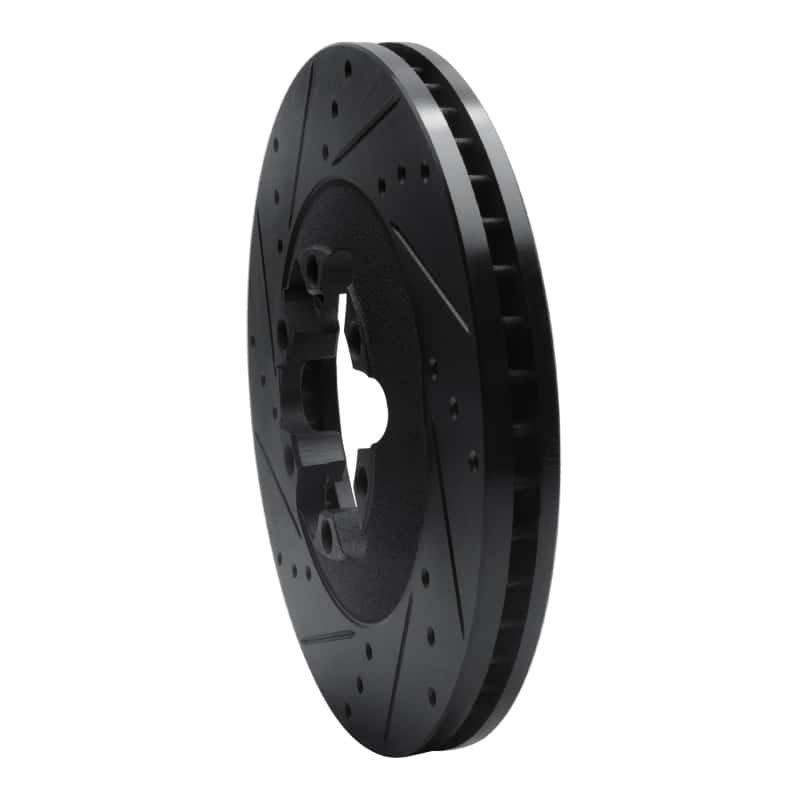 R1 Concepts — R1 09-12 Chevrolet Colorado Front Left Drilled & Slotted Black Brake Rotor
R1 Brake Rotor Drill - view 2