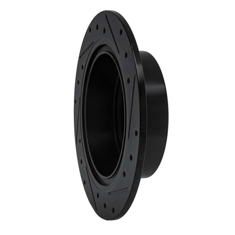 R1 Concepts — R1 2002-2025 Nissan Juke Rear Left Drilled & Slotted Black Brake Rotor
R1 Brake Rotor Drill - view 4