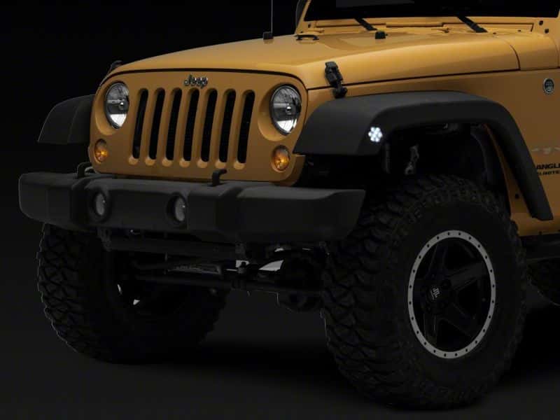 Raxiom — Raxiom 07-18 Jeep Wrangler JK Axial Series Whiite LED Side Marker Lights- Smoked
Lights - view 6
