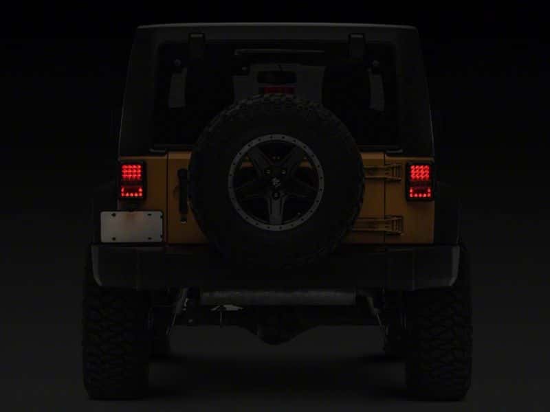 Raxiom — Raxiom 07-18 Jeep Wrangler JK Axial Series Lux LED Tail Lights- Blk Housing (Clear Lens)
Lights - view 10